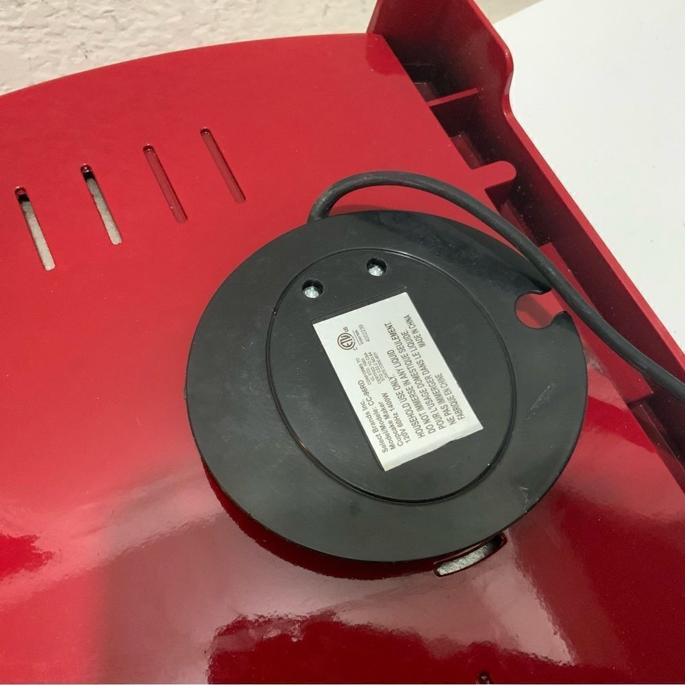 The Original Babycakes Cupcake Maker CC-96RD Non Stick Coating Red - Picture 5 of 6